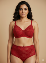 ৪টি ভিন্ন কালারের ৪টি কমপ্লিট সেট (ব্রা + প্যান্টি)। মূল্য: ৪ সেট (৮ পিস) মাত্র ৯৫০ টাকা! 🚚 ডেলিভারি চার্জ: সারা বাংলাদেশে একদম ফ্রি! - Image 4