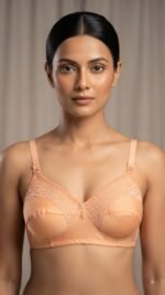 ৫ পিস লেস ফোম ব্রা সাথে ২ পিস্ নেট পেন্টি কম্বো - Image 2